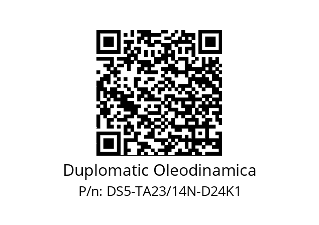   Duplomatic Oleodinamica DS5-TA23/14N-D24K1