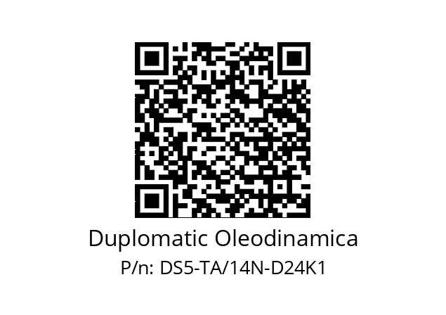   Duplomatic Oleodinamica DS5-TA/14N-D24K1