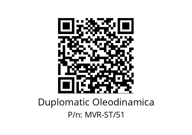   Duplomatic Oleodinamica MVR-ST/51