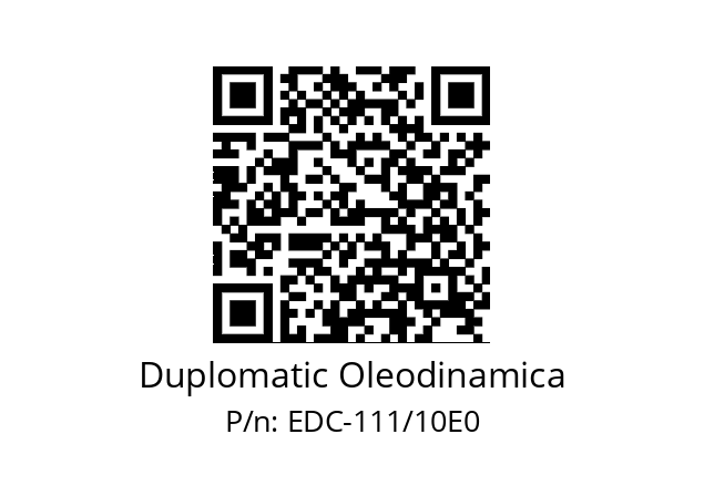   Duplomatic Oleodinamica EDC-111/10E0