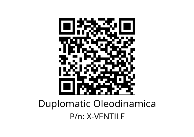   Duplomatic Oleodinamica X-VENTILE