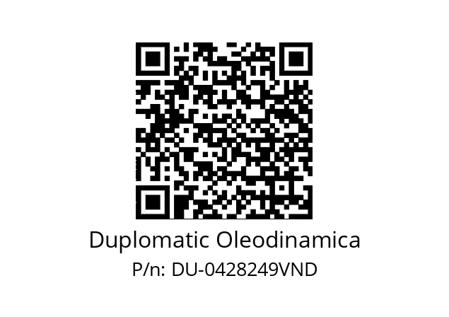   Duplomatic Oleodinamica DU-0428249VND