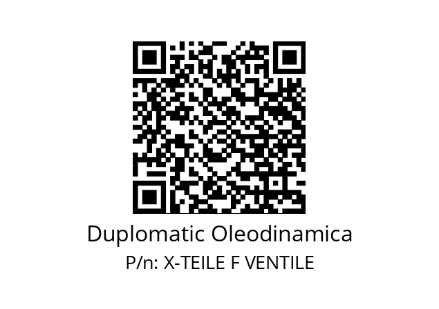   M14000002 Duplomatic Oleodinamica X-TEILE F VENTILE