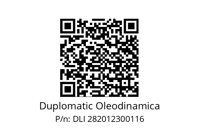   Duplomatic Oleodinamica DLI 282012300116