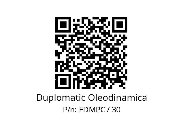   Duplomatic Oleodinamica EDMPC / 30