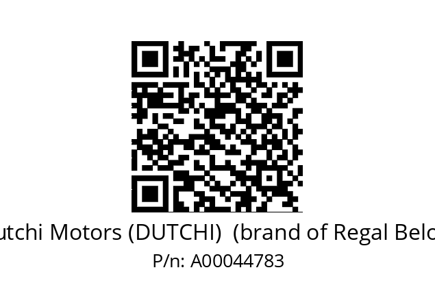   Dutchi Motors (DUTCHI)  (brand of Regal Beloit) A00044783