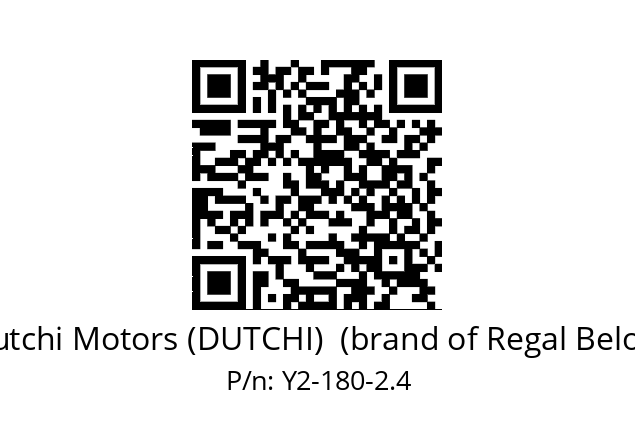   Dutchi Motors (DUTCHI)  (brand of Regal Beloit) Y2-180-2.4