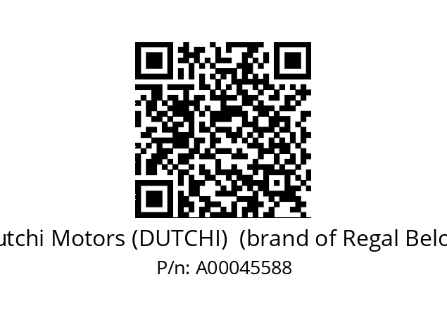   Dutchi Motors (DUTCHI)  (brand of Regal Beloit) A00045588