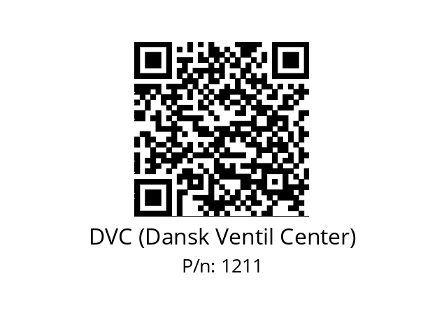   DVC (Dansk Ventil Center) 1211