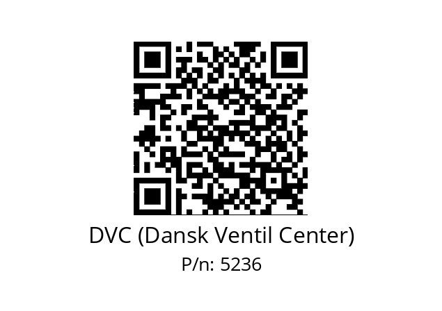   DVC (Dansk Ventil Center) 5236