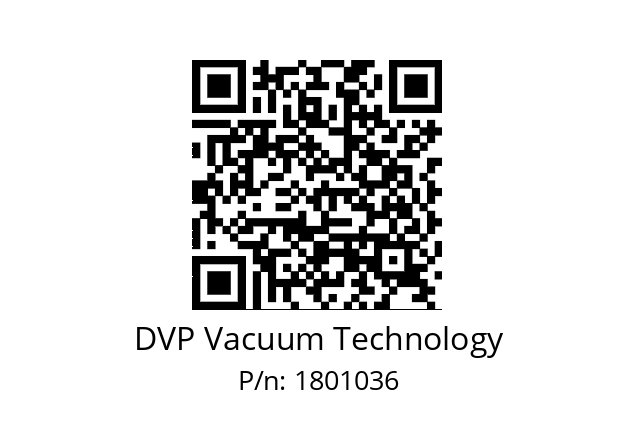   DVP Vacuum Technology 1801036