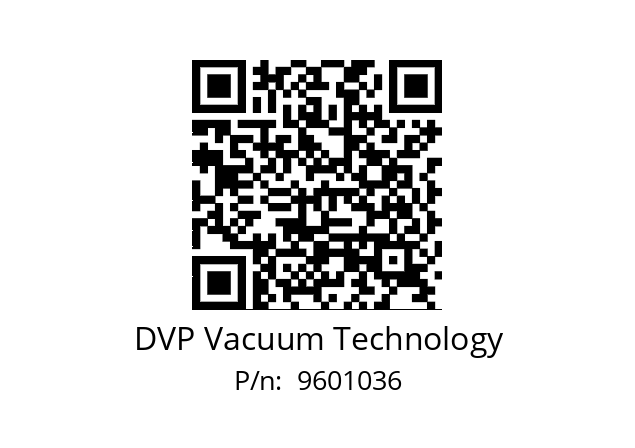   DVP Vacuum Technology  9601036