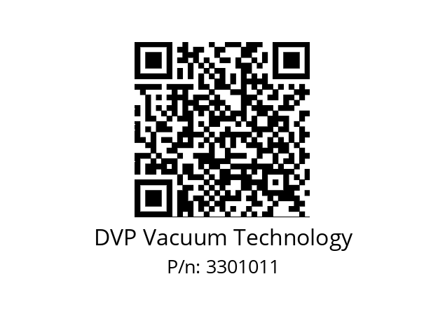   DVP Vacuum Technology 3301011