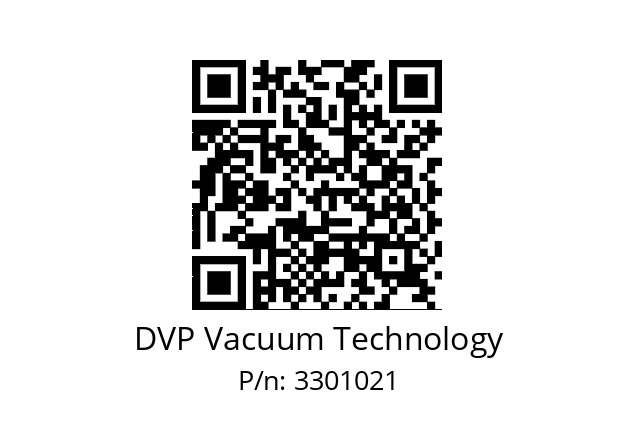   DVP Vacuum Technology 3301021