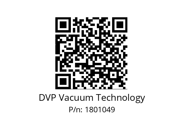   DVP Vacuum Technology 1801049