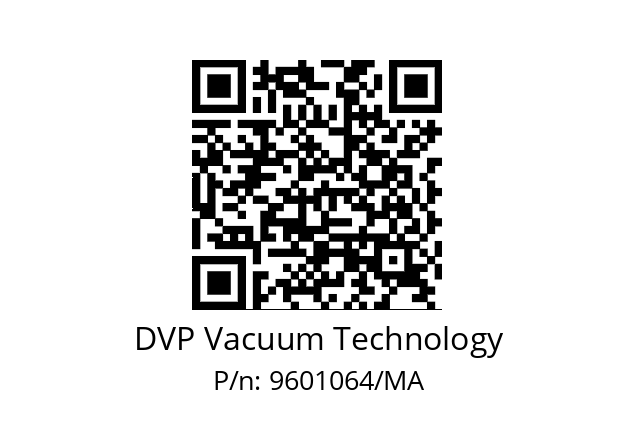   DVP Vacuum Technology 9601064/MA