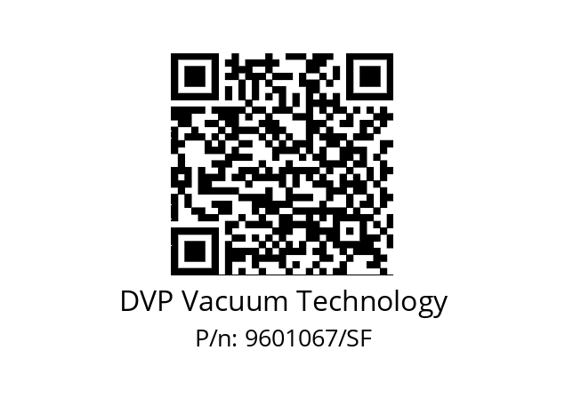   DVP Vacuum Technology 9601067/SF