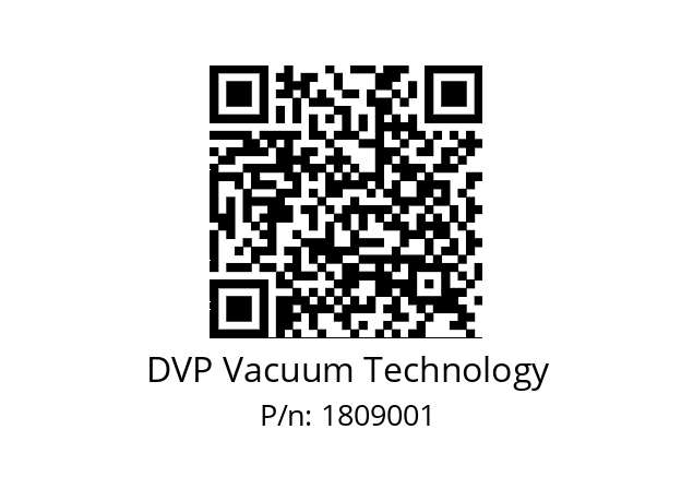   DVP Vacuum Technology 1809001