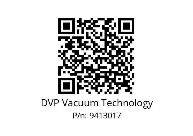   DVP Vacuum Technology 9413017