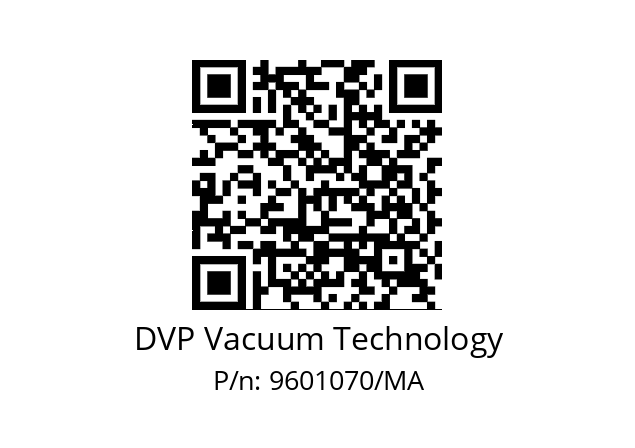   DVP Vacuum Technology 9601070/MA