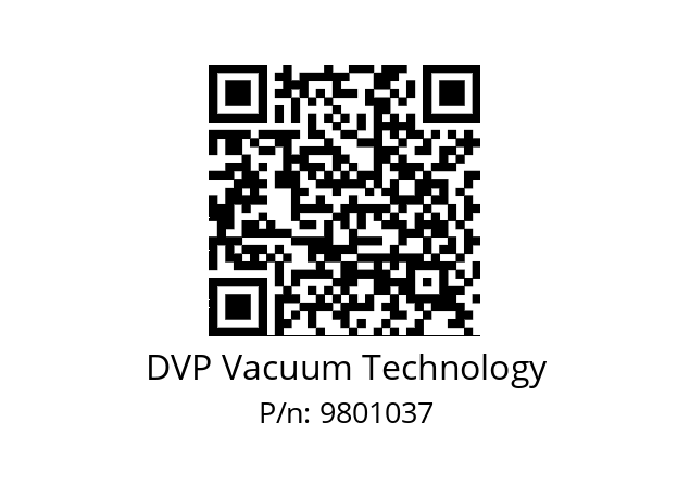   DVP Vacuum Technology 9801037