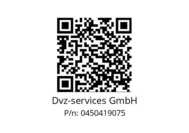   Dvz-services GmbH 0450419075