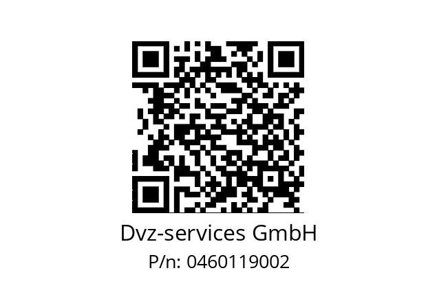   Dvz-services GmbH 0460119002