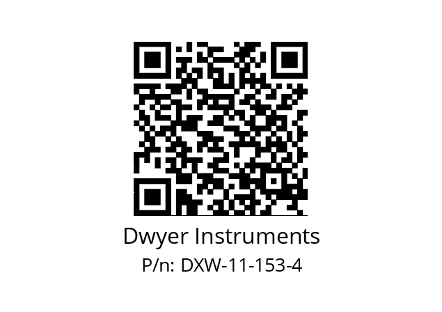   Dwyer Instruments DXW-11-153-4