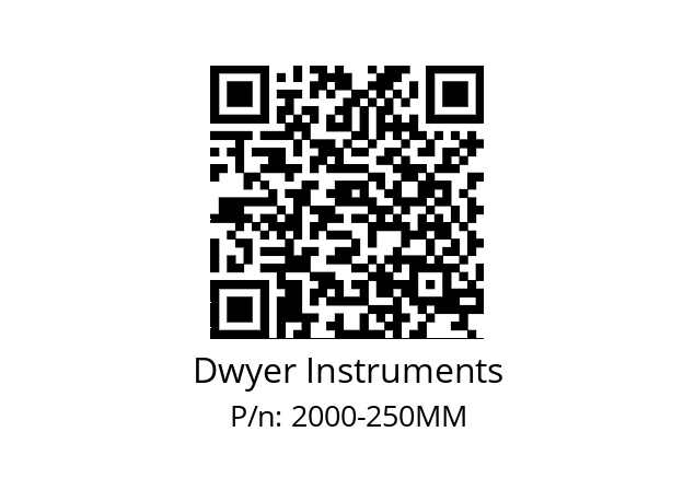   Dwyer Instruments 2000-250MM