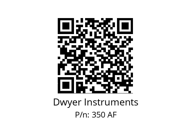   Dwyer Instruments 350 AF