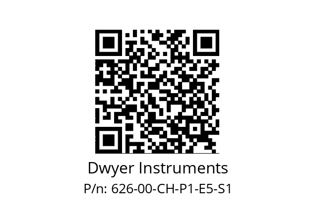   Dwyer Instruments 626-00-CH-P1-E5-S1