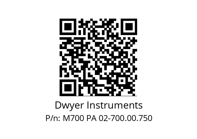   Dwyer Instruments M700 PA 02-700.00.750