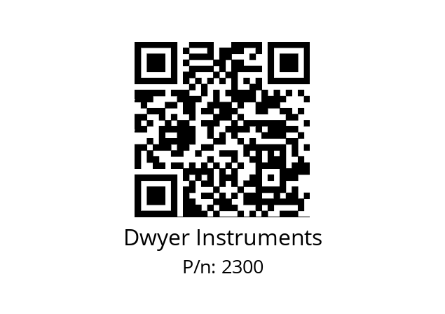   Dwyer Instruments 2300