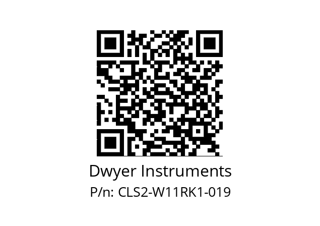   Dwyer Instruments CLS2-W11RK1-019