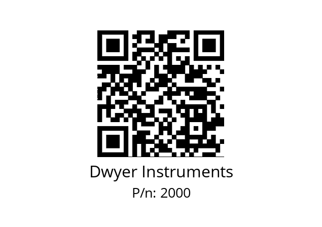   Dwyer Instruments 2000