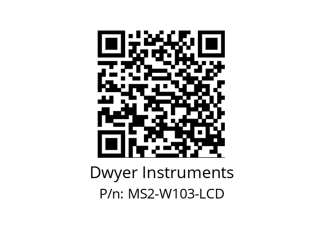   Dwyer Instruments MS2-W103-LCD