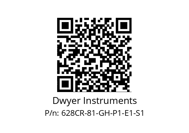   Dwyer Instruments 628CR-81-GH-P1-E1-S1