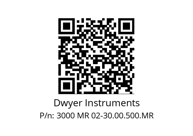   Dwyer Instruments 3000 MR 02-30.00.500.MR