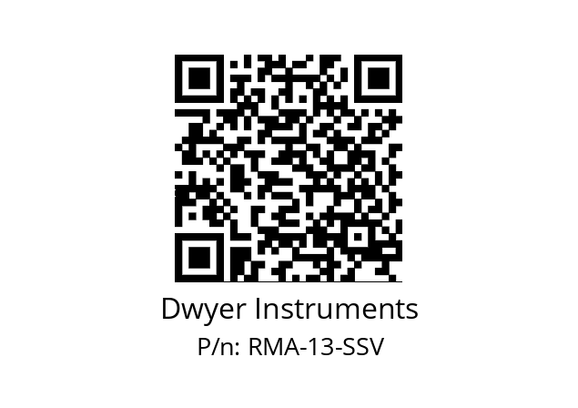   Dwyer Instruments RMA-13-SSV