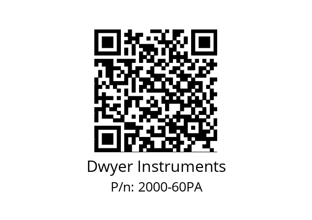   Dwyer Instruments 2000-60PA