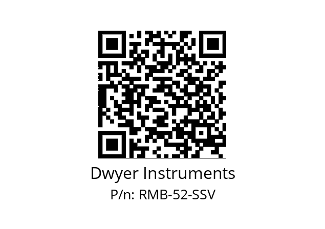   Dwyer Instruments RMB-52-SSV