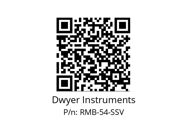   Dwyer Instruments RMB-54-SSV