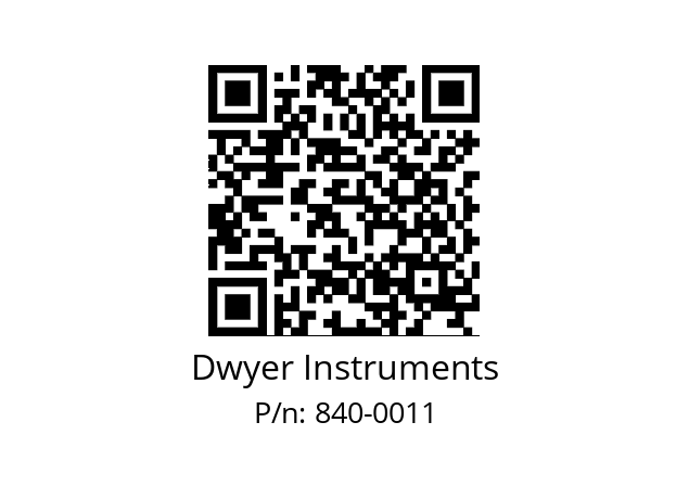   Dwyer Instruments 840-0011