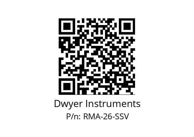   Dwyer Instruments RMA-26-SSV