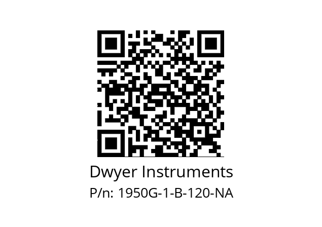   Dwyer Instruments 1950G-1-B-120-NA