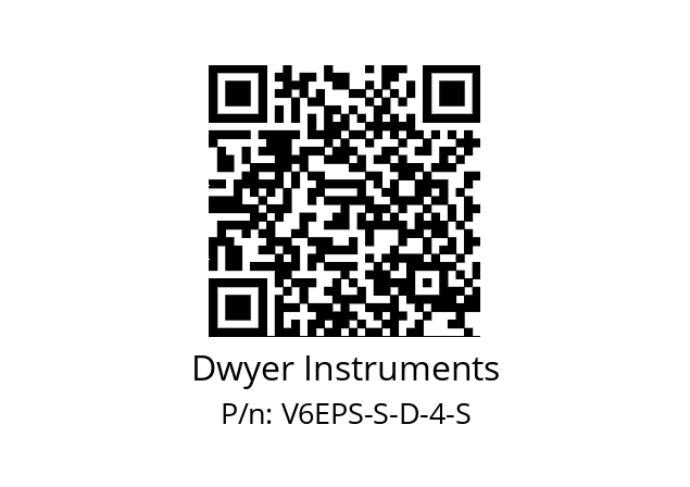   Dwyer Instruments V6EPS-S-D-4-S