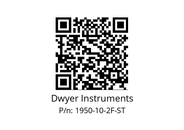   Dwyer Instruments 1950-10-2F-ST