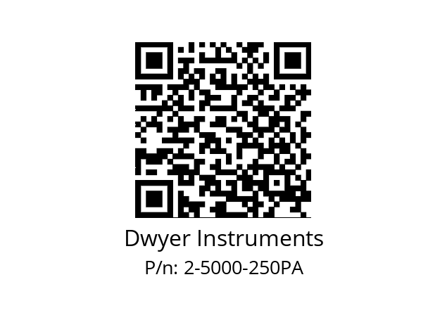   Dwyer Instruments 2-5000-250PA