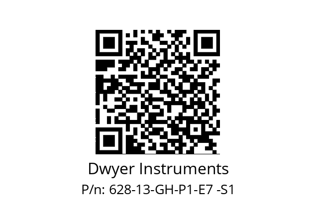   Dwyer Instruments 628-13-GH-P1-E7 -S1