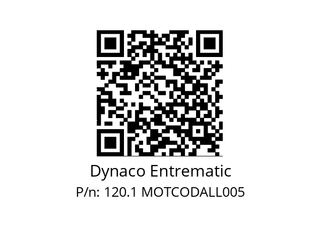   Dynaco Entrematic 120.1 MOTCODALL005